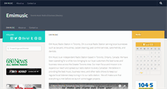 Desktop Screenshot of emimusic.ca