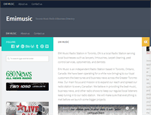 Tablet Screenshot of emimusic.ca