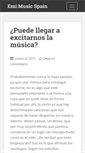 Mobile Screenshot of emimusic.es